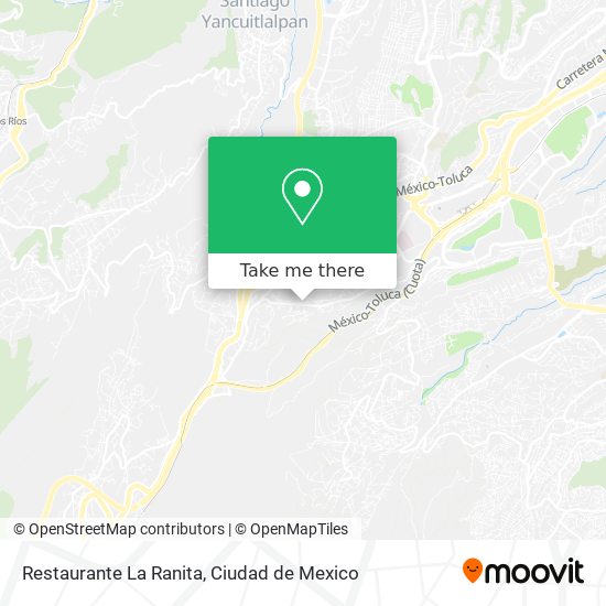 Mapa de Restaurante La Ranita