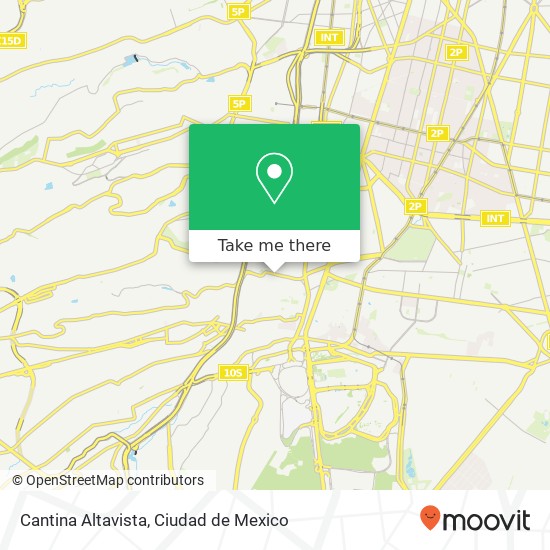 Cantina Altavista map