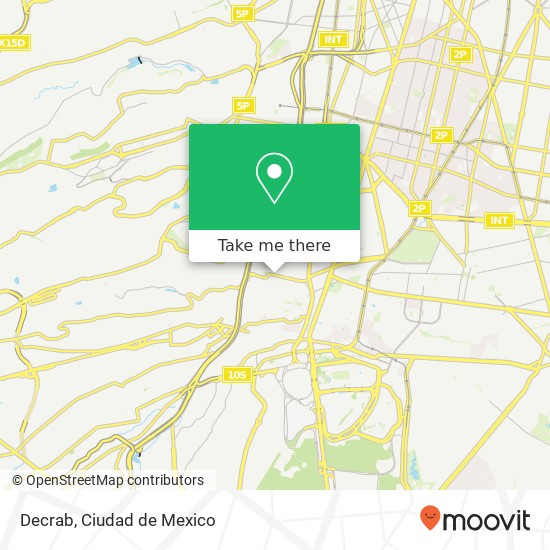 Decrab, Avenida Altavista San Ángel 01000 Álvaro Obregón, Ciudad de México map