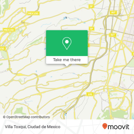 Villa Toxqui, Calzada de las Águilas Ampl Las Águilas 01759 Álvaro Obregón, Distrito Federal map