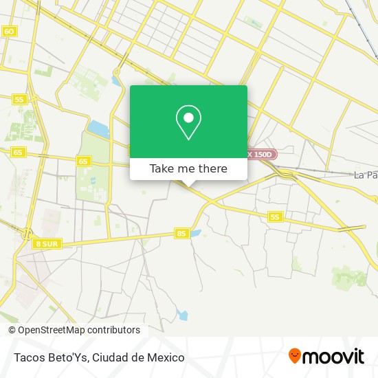 Tacos Beto'Ys map