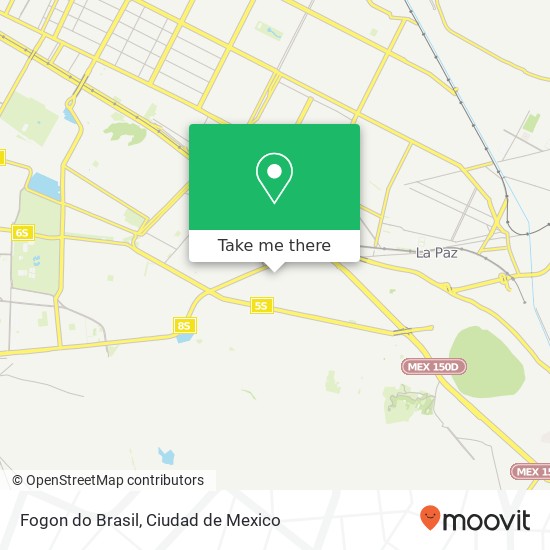 Mapa de Fogon do Brasil, Avenida Cuauhtémoc 20 Pueblo Santiago Acahualtepec 09600 Iztapalapa, Ciudad de México
