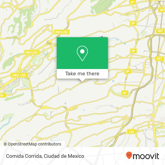 Mapa de Comida Corrida, Avenida Centenario Herón Proal 01640 Álvaro Obregón, Distrito Federal