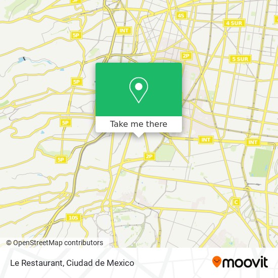 Le Restaurant map