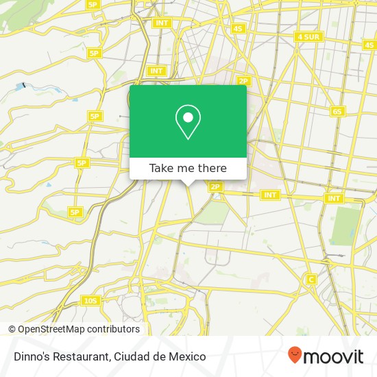 Dinno's Restaurant, Minerva 204 Florida 01030 Álvaro Obregón, Ciudad de México map