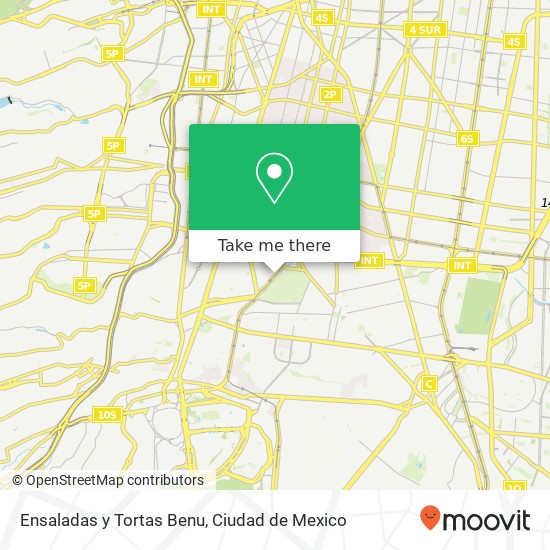 Ensaladas y Tortas Benu, Avenida Universidad 1409 Axotla 01030 Álvaro Obregón, Ciudad de México map