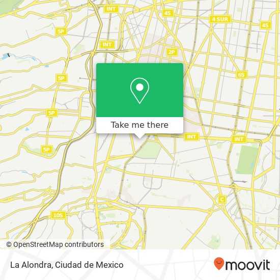La Alondra, Calle Morelos Axotla 01030 Álvaro Obregón, Distrito Federal map