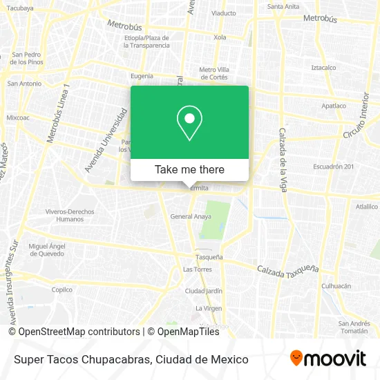 Super Tacos Chupacabras map