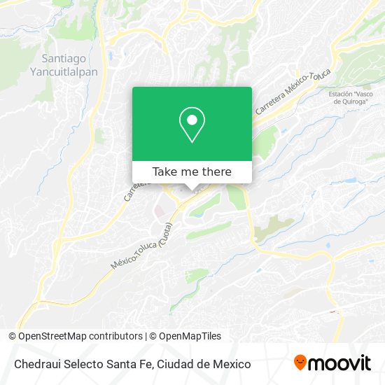 Chedraui Selecto Santa Fe map