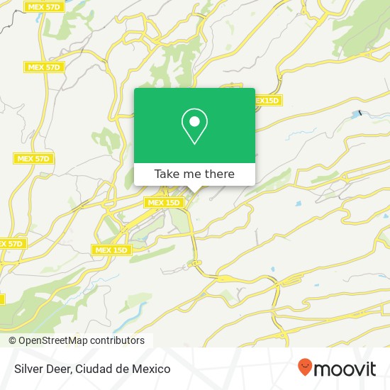 Silver Deer, Avenida Javier Barros Sierra Centro Comercial Lomas de Santa Fe 01219 Álvaro Obregón, Distrito Fede map
