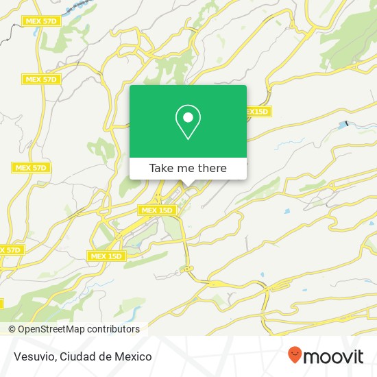 Vesuvio, Santa Fe 01376 Álvaro Obregón, Ciudad de México map