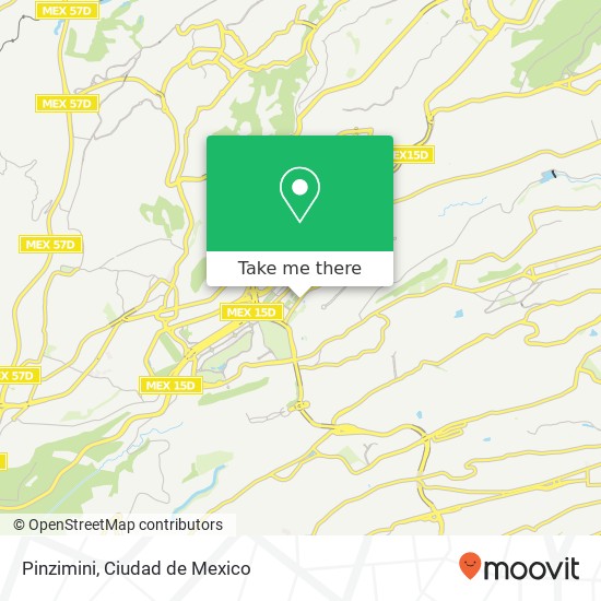 Pinzimini, Avenida Javier Barros Sierra La Loma 01260 Álvaro Obregón, Ciudad de México map