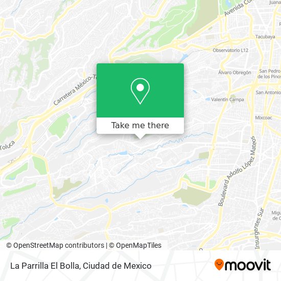La Parrilla El Bolla map