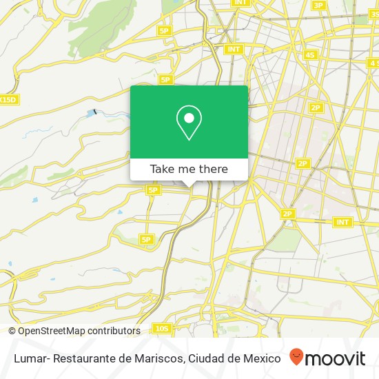 Lumar- Restaurante de Mariscos, Cerrada Tacubaya 5 Fracc Merced Gómez 01600 Álvaro Obregón, Distrito Federal map