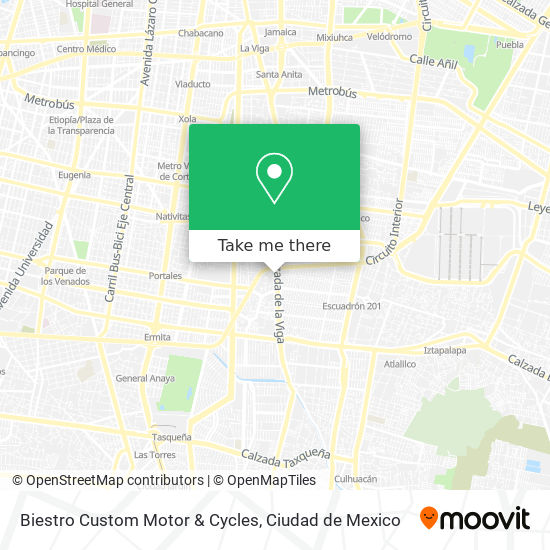 Biestro Custom Motor & Cycles map