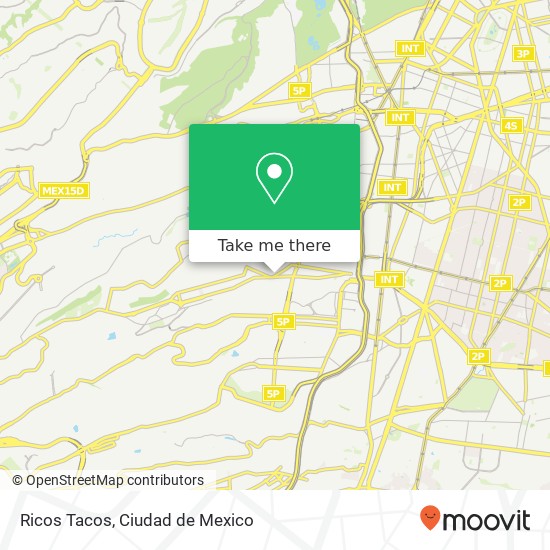 Ricos Tacos, Calle 8 Olivar del Conde 1ra Secc 01400 Álvaro Obregón, Ciudad de México map