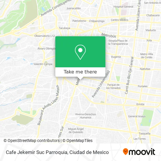 Cafe Jekemir Suc Parroquia map