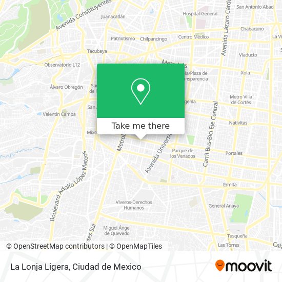 La Lonja Ligera map