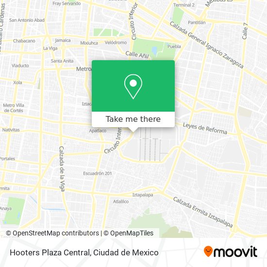 Hooters Plaza Central map