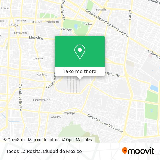 Tacos La Rosita map