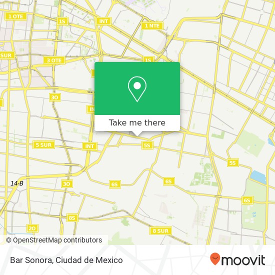 Mapa de Bar Sonora, Avenida Canal de Tezontle Central de Abastos 09040 Iztapalapa, Distrito Federal