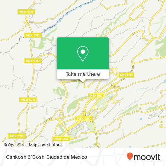 Oshkosh B´Gosh, Bosque de la Reforma Lomas de Vista Hermosa 05100 Cuajimalpa de Morelos, Ciudad de México map