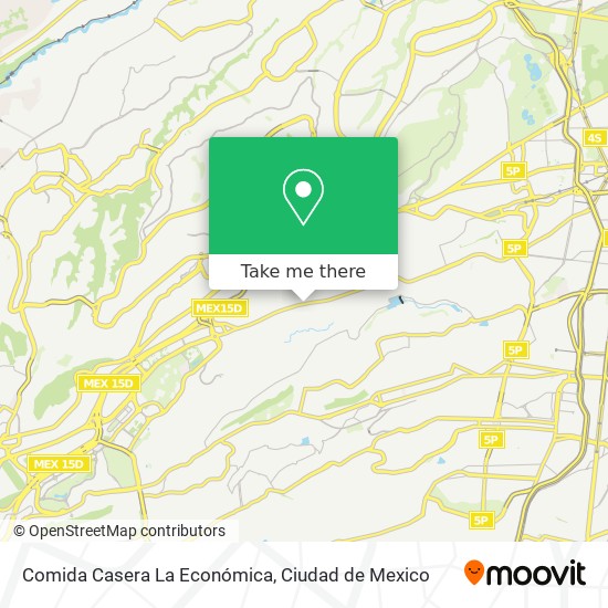 Comida Casera La Económica map