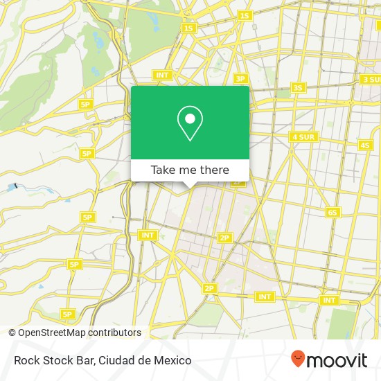 Mapa de Rock Stock Bar