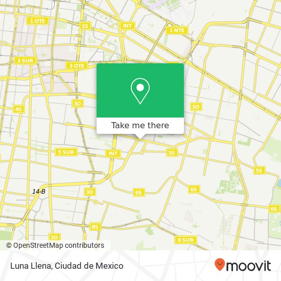 Mapa de Luna Llena, Avenida Canal de Tezontle Central de Abastos 09040 Iztapalapa, Distrito Federal