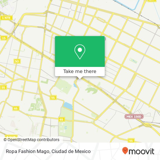 Mapa de Ropa Fashion Mago, Avenida Batallón de Zacapoaxtla Unidad Hab Ejército de Oriente 09230 Iztapalapa, Ciudad de México