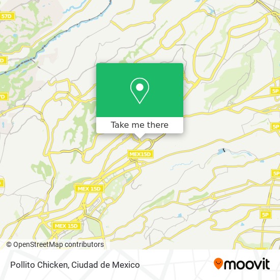Pollito Chicken map
