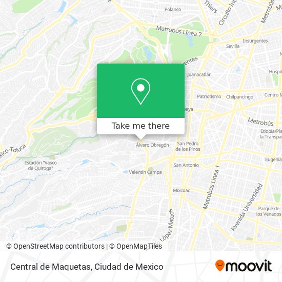 Central de Maquetas map