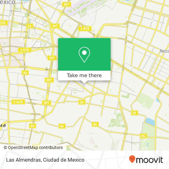 Mapa de Las Almendras, Avenida Río Mayo 54 Doctor Alfonso Ortiz Tirado 09020 Iztapalapa, Ciudad de México