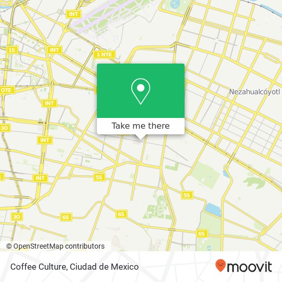 Coffee Culture, Retorno 3 Sur 16 Agrícola Oriental 08500 Iztacalco, Distrito Federal map