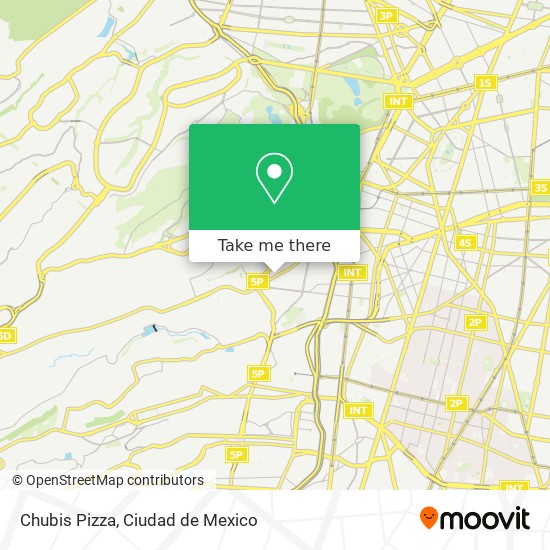 Chubis Pizza map