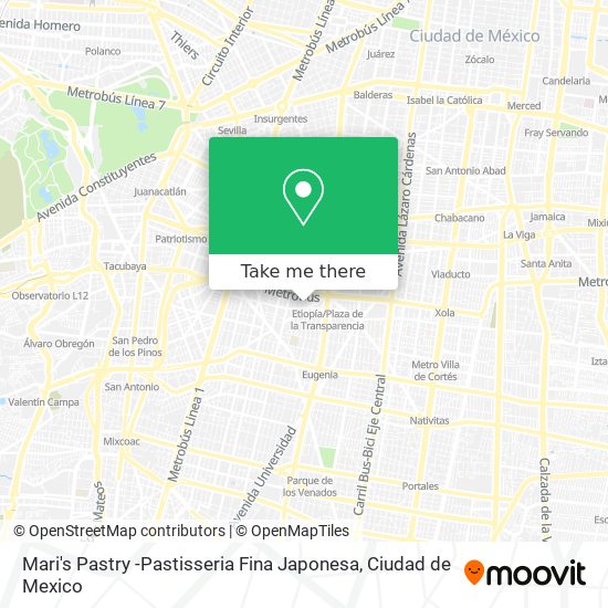Mari's Pastry -Pastisseria Fina Japonesa map