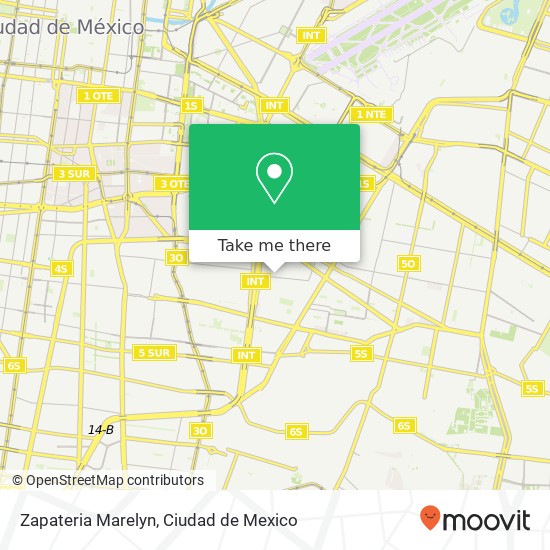 Zapateria Marelyn, Sur 153 Gabriel Ramos Millán Secc Bramadero 08000 Iztacalco, Distrito Federal map