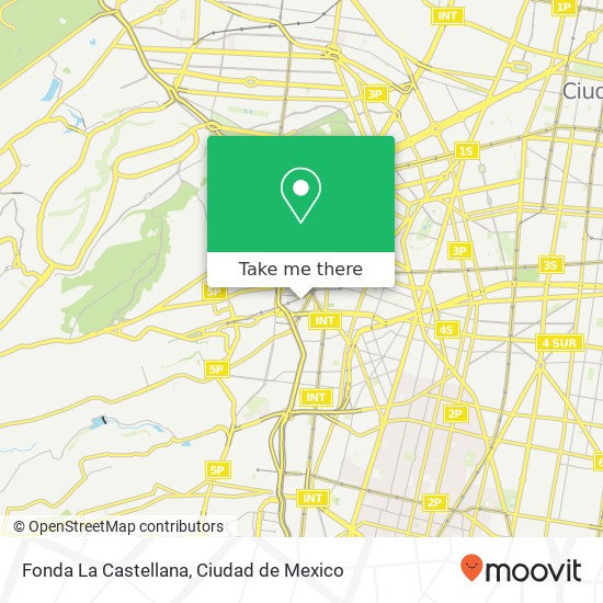 Fonda La Castellana, Manuel Dublan Tacubaya 11870 Miguel Hidalgo, Distrito Federal map