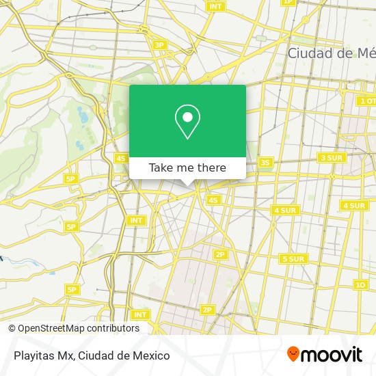 Playitas Mx map