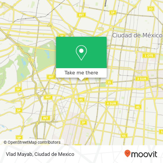 Mapa de Vlad Mayab, Calle Tlaxcala Roma Sur 06760 Cuauhtémoc, Ciudad de México