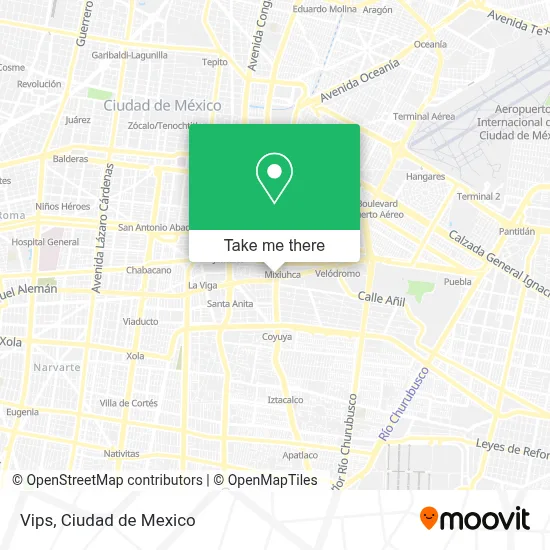 Vips map