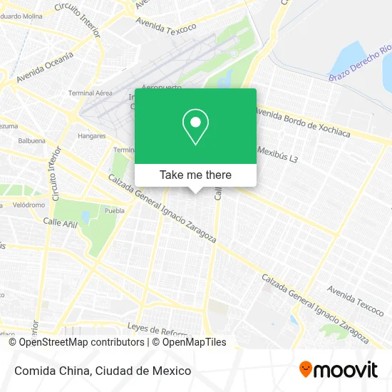 Comida China map