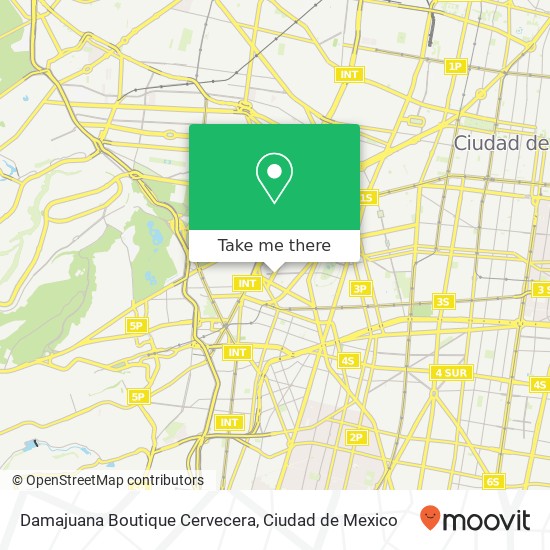 Damajuana Boutique Cervecera, Avenida Mazatlán 152 Hipódromo de la Condesa 06170 Cuauhtémoc, Ciudad de México map