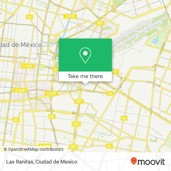 Las Ranitas, Avenida 14 Ignacio Zaragoza 15000 Venustiano Carranza, Distrito Federal map