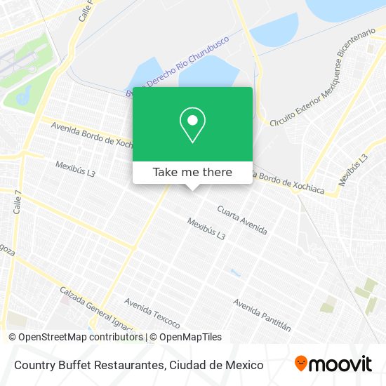 Country Buffet Restaurantes map
