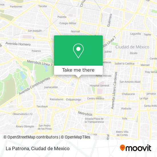 Mapa de La Patrona