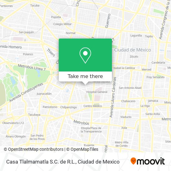 Casa Tlalmamatla S.C. de R.L. map