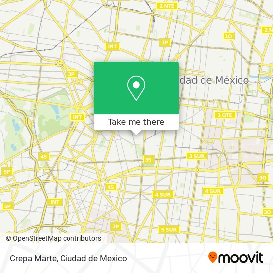 Crepa Marte map