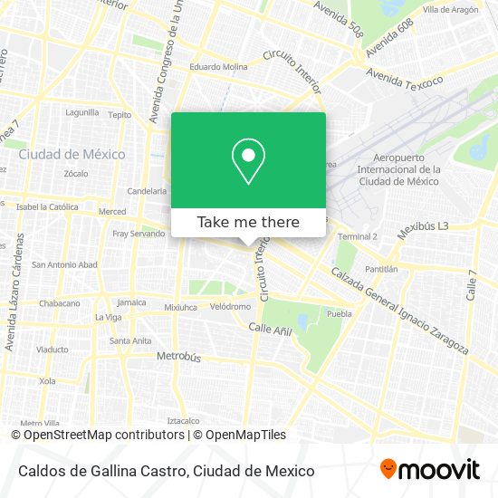 Caldos de Gallina Castro map