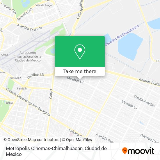Metrópolis Cinemas-Chimalhuacán map